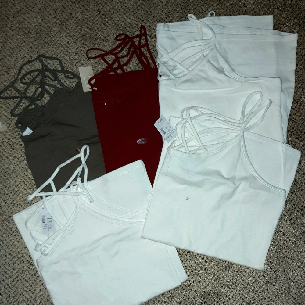 Maurices strappy tank tops
